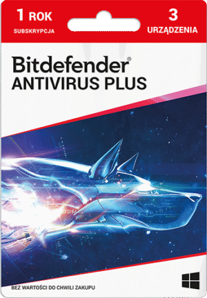 Program Antywirusowy Bitdefender Plus 2021 (3 stanowiska)