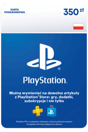 Sony Playstation® Karta Podarunkowa 350 zł