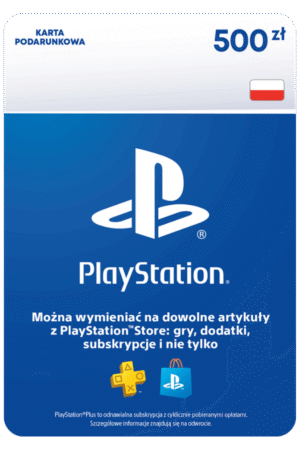 Sony Playstation® Karta Podarunkowa 500 zł