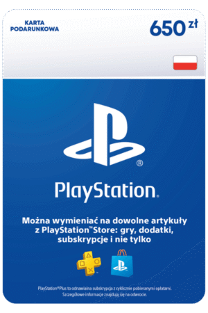Sony Playstation® Karta Podarunkowa 650 zł
