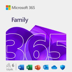 Microsoft 365 Family Subskrypcja 1 rok (PC/MAC/LX) DIGITAL
