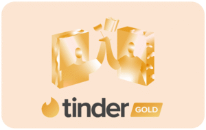 Karta podarunkowa Tinder Gold - 1 miesiąc