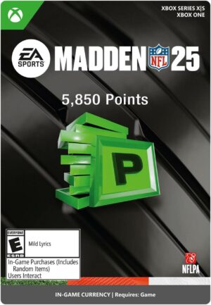 Madden NFL 25: 5850 Madden Points (Xbox One / Xbox Series X/S) (Europe)